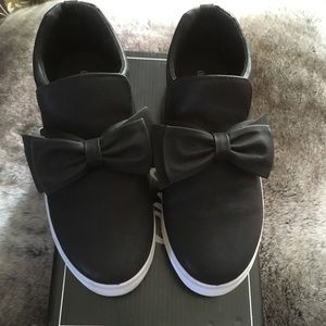 Olivia Miller Slip-on sneaker w/ bow